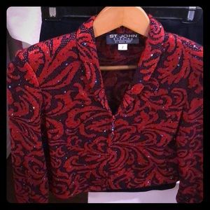 Authentic St. John evening wear jack and skirt